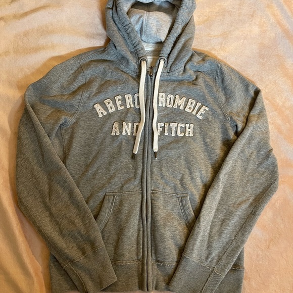 Abercrombie & Fitch logo zip up hoodie - Picture 2 of 11